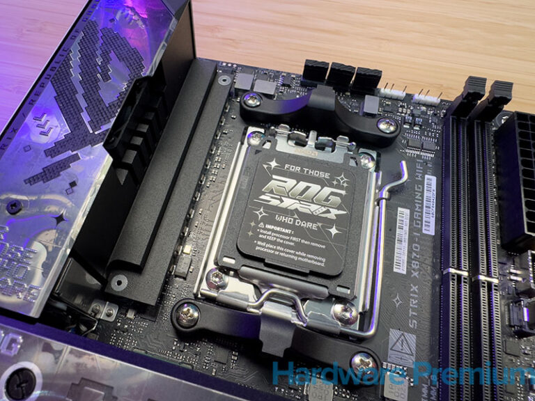 REVIEW ASUS ROG STRIX X870-I GAMING WIFI SOCKET