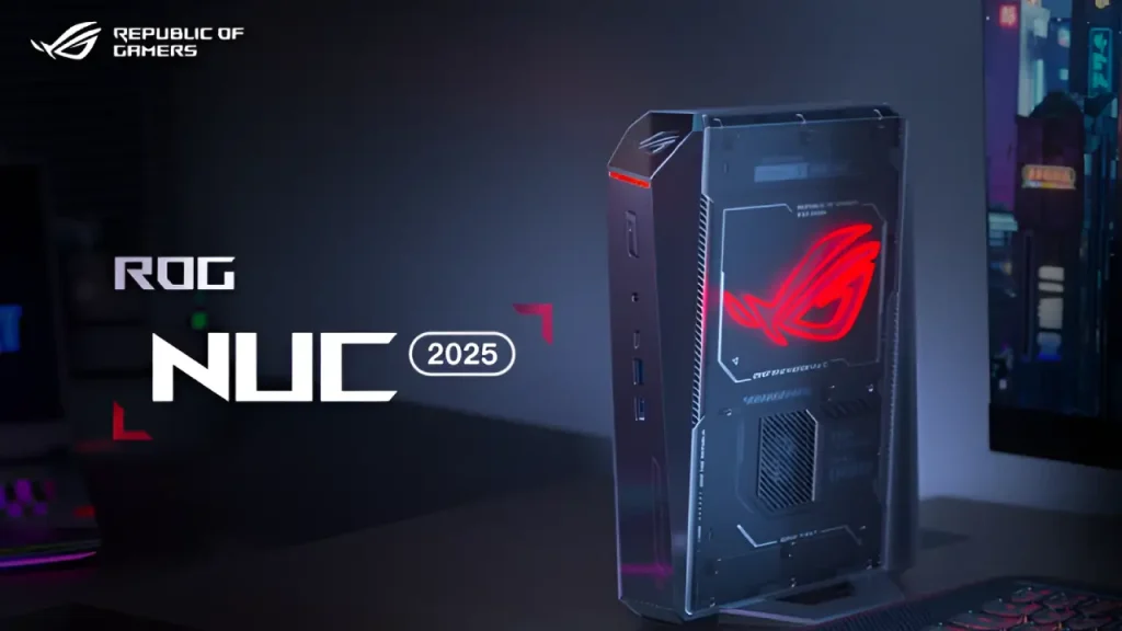 Asus lanza su mini-PC gaming ROG NUC 2025 con Core Ultra 9 y RTX 5080 en formato compacto