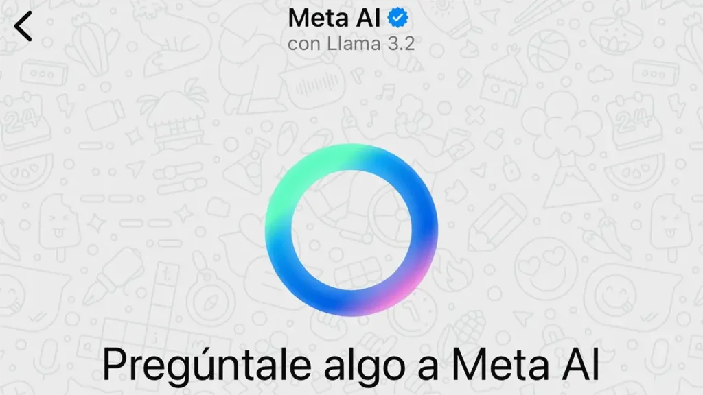 Meta AI en WhatsApp con círculo azul – Guía completa 2025